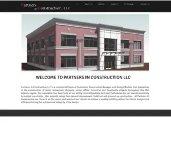 Partnersinconstruction.net(Partners in Construction) Screenshot