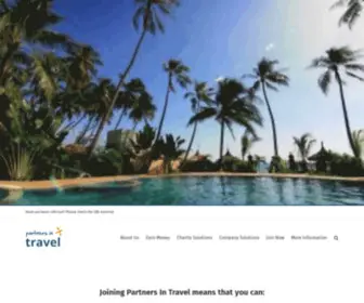 Partnersintravel.co.uk(Make Money From Travel) Screenshot