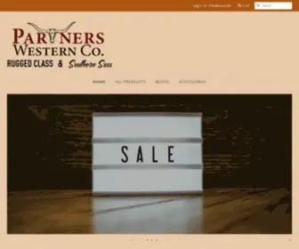 Partnerswesterncompany.com(Partners Western Company) Screenshot