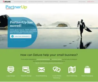 Partnerup.com(Online Community for Small Business) Screenshot