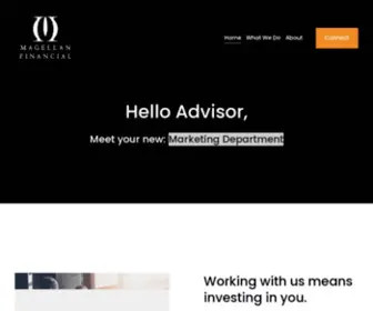 Partnerwithmagellan.com(Magellan Financial) Screenshot
