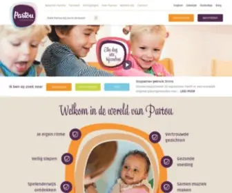 Partou.nl(Partou kinderopvang) Screenshot