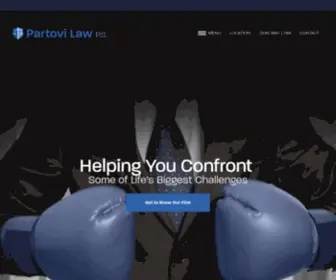 Partovilaw.com(Criminal Defense Attorney Spokane) Screenshot