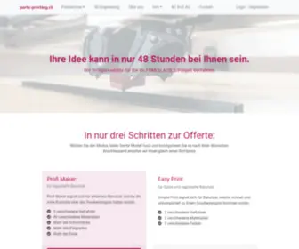 Parts-Printing.ch(3D-Druck Dienstleister Schweiz) Screenshot