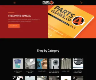 Parts4Cleaner.com(Parts 4 Cleaner sells parts for dry clean & laundry equipment) Screenshot