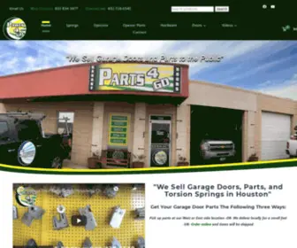 Parts4Garagedoors.com(We Sell Garage Doors) Screenshot