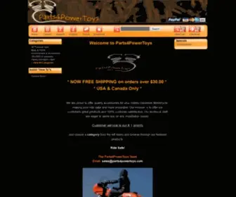 Parts4Powertoys.com(Trusted Harley Davidson Enhancements) Screenshot