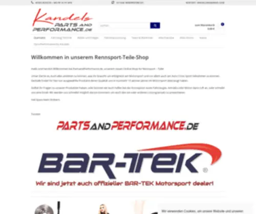 Partsandperformance.de(Produkte Archiv) Screenshot