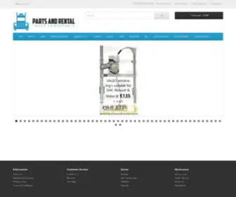 Partsandrental.com(Parts and Rental Ltd) Screenshot