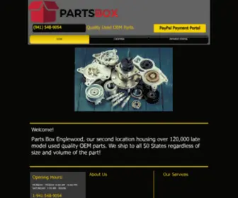 Partsboxoem.com(Parts Box) Screenshot