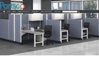 Partsco-INC.com(Office Furniture Cubicles and Seating) Screenshot