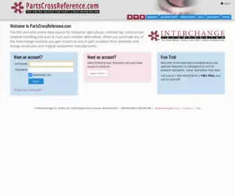 Partscrossreference.com(Parts Cross Reference) Screenshot