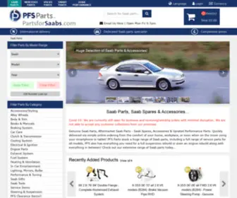 Partsforsaabs.com(Saab Parts) Screenshot