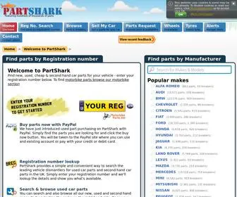 Partshark.co.uk(Cheap parts) Screenshot