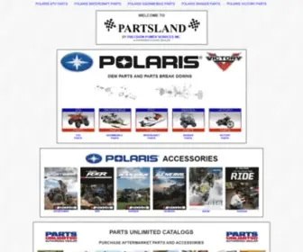 Partsland.com(Polaris Parts) Screenshot