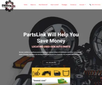 Partslinkusa.com(LOCATING USED OEM AUTO PARTS) Screenshot