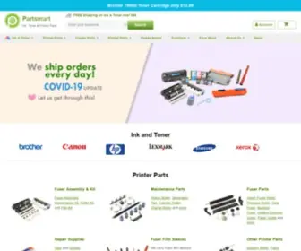 Partsmart-Corp.com(Toner Cartridge) Screenshot