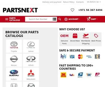 Partsnext.com(OEM Original Genuine Auto Spare Parts) Screenshot