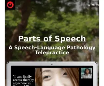 Partsofspeechtherapy.com(Parts of Speech) Screenshot