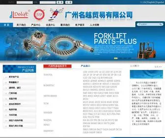 Partsplus-GZ.com(广州名越贸易有限公司) Screenshot