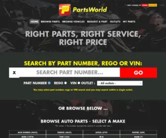 Partsworld.co.nz(Right Parts) Screenshot