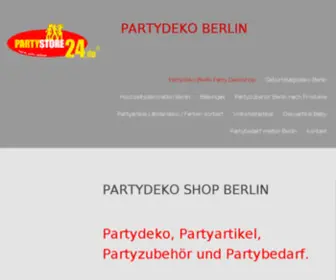 Party-Dekoshop-Berlin.de(party dekoshop berlin) Screenshot