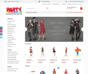 Party-Discount.de(Startseite) Screenshot