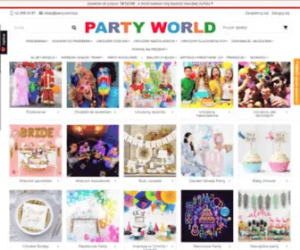 Party-World.pl(Akcesoria urodzinowe) Screenshot