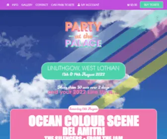 Partyatthepalace.co.uk(Party at the Palace) Screenshot