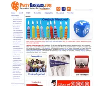 Partybanners.com(Custom Birthday Banners) Screenshot