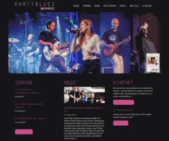 Partyblues.de(Die Coverband aus Stuttgart) Screenshot