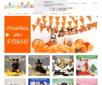 Partybudziki.pl(Ozdoby i akcesoria urodzinowe w sklepie) Screenshot
