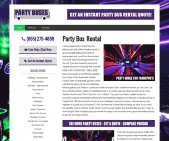 Partybuses.net(Party Bus Rental) Screenshot