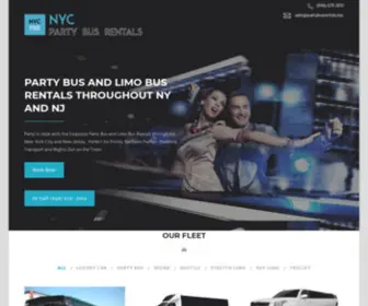 Partybusrentals.nyc(Partybusrentals) Screenshot