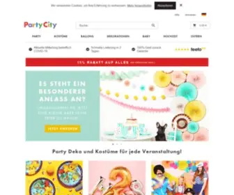 Partycity.de(Party Deko & Kostüme) Screenshot