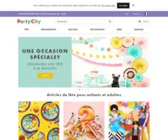 Partycity.eu.com(Déguisements et Articles de Fête) Screenshot