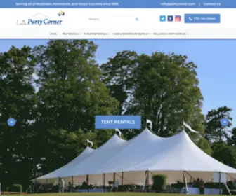 Partycorner.com(NJ Party Rentals & Supplies) Screenshot