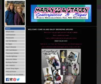 Partydecorationsbymarlyss.com(Party Decorations) Screenshot