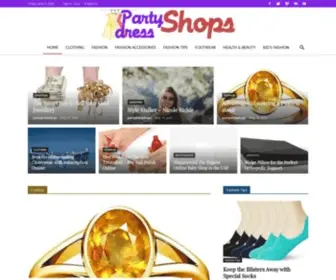 Partydressshops.com(True style never dies) Screenshot