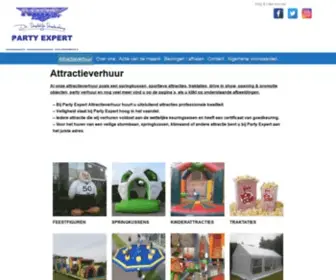 Partyexpert.nl(Party Expert Attractieverhuur) Screenshot