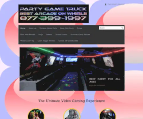 Partygametruck.com(Party Game Truck) Screenshot