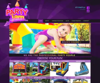 Partyjamparties.com(New York/New Jersey Party Rentals) Screenshot