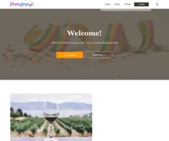 Partyjoys.com(Home Test) Screenshot