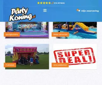 Partykoning.nl(Attractie Verhuur & Partyverhuur) Screenshot