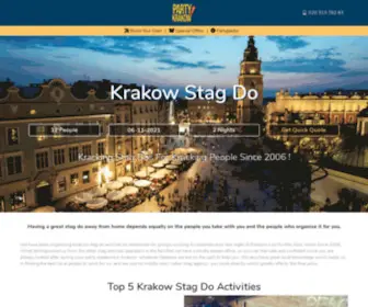 Partykrakow.co.uk(Krakow Stag Do) Screenshot