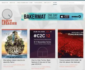 Partylegacies.com(Best of 2012) Screenshot