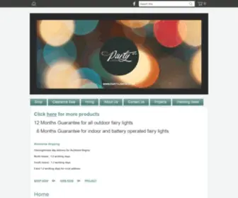 Partylights.co.nz(Party Lights) Screenshot