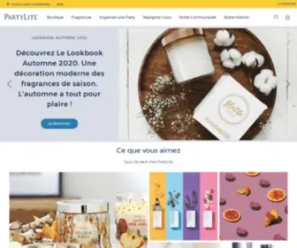 Partylite.fr(Fragrances et Décor) Screenshot