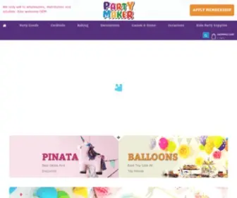 Partymaker.com.au(Wholesale Birthday Party Supplies) Screenshot
