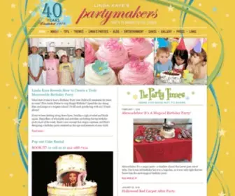 Partymakers.com(Linda Kaye’s Partymakers) Screenshot